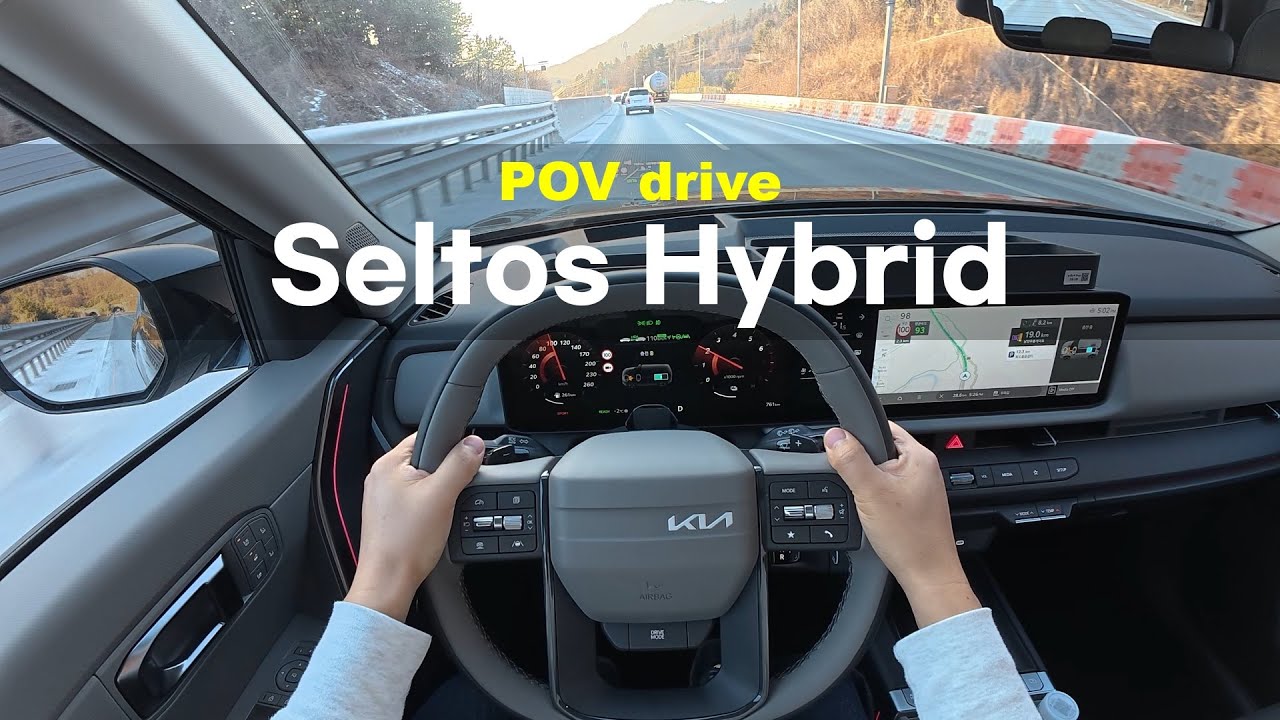2026 KIA Seltos Hybrid POV drive