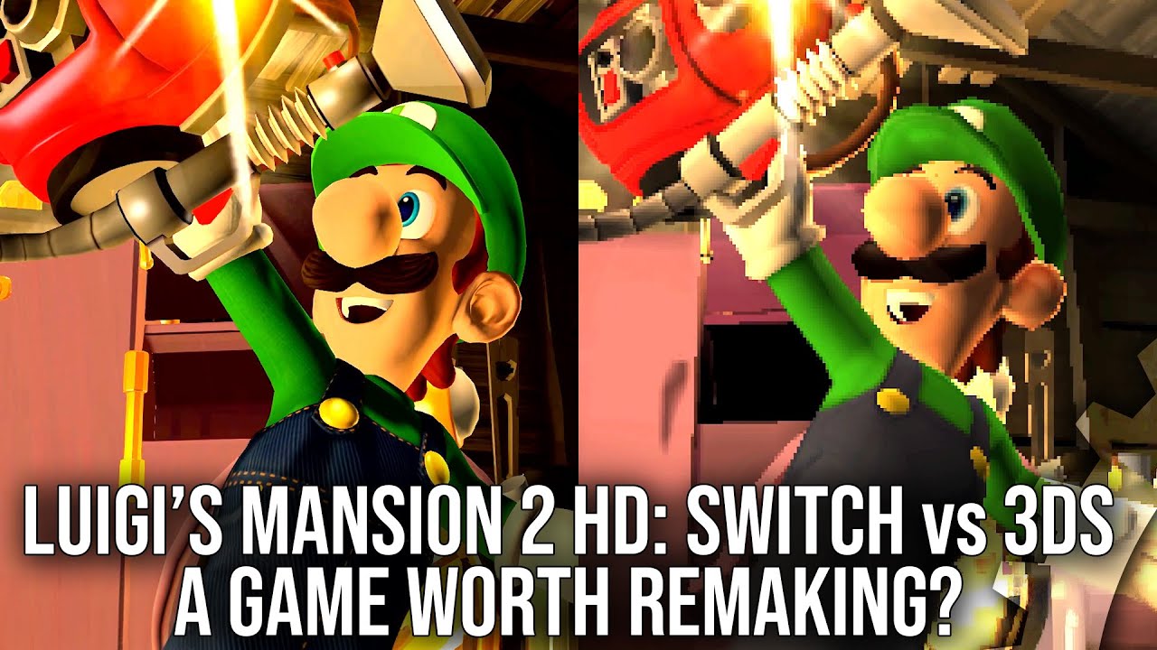 Luigi's Mansion 2 HD - A Game Worth Remaking? - DF Tech Review - Switch vs 3DS
