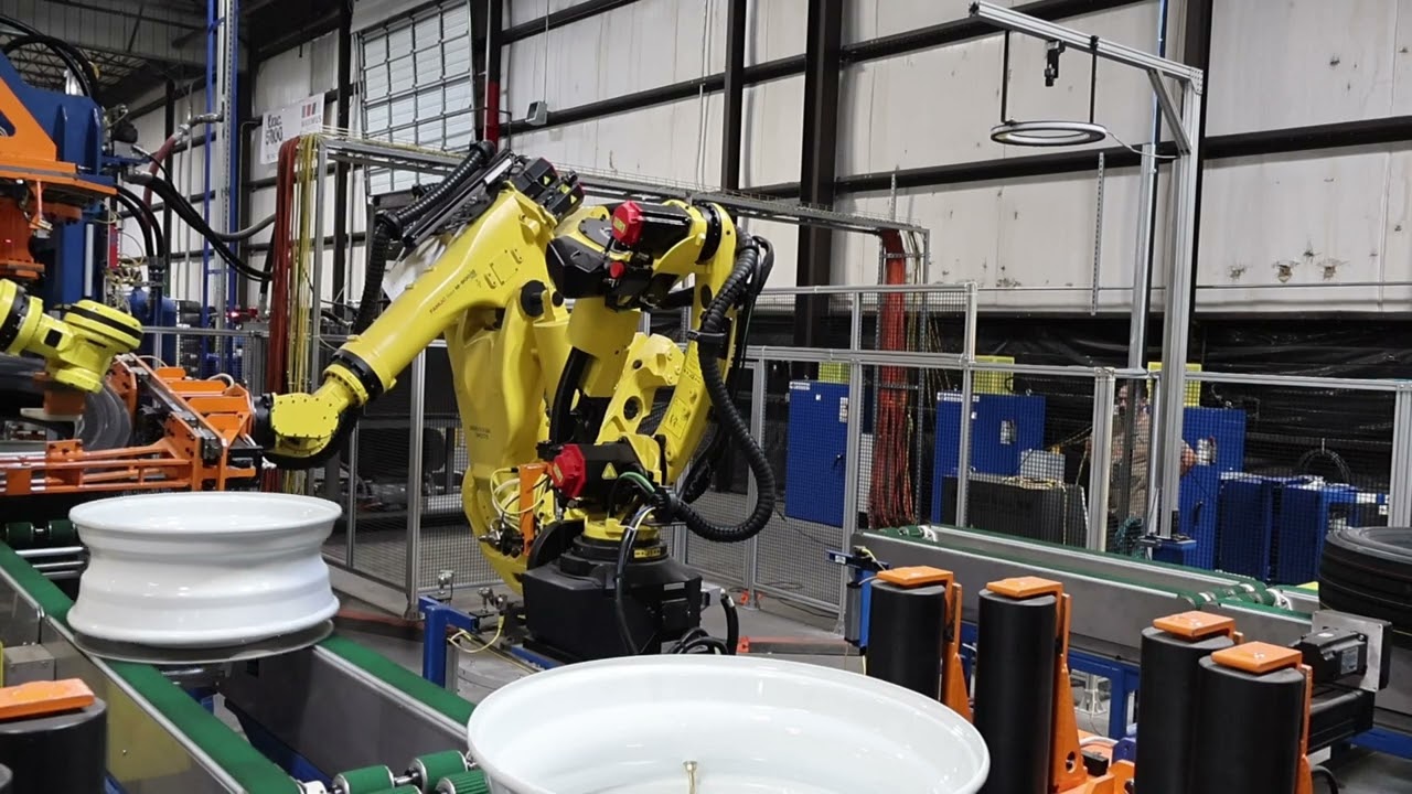 Robotic Tire & Wheel Assembly