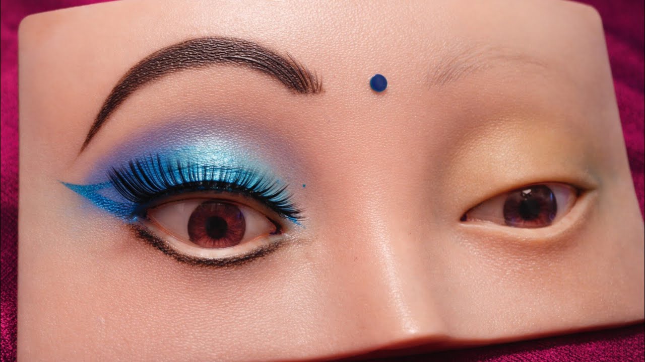 बहुत आसान तरीके से सीखें छोटी आंखों के लिए beautiful मेकअप / easy eye makeup for small hooded eyes