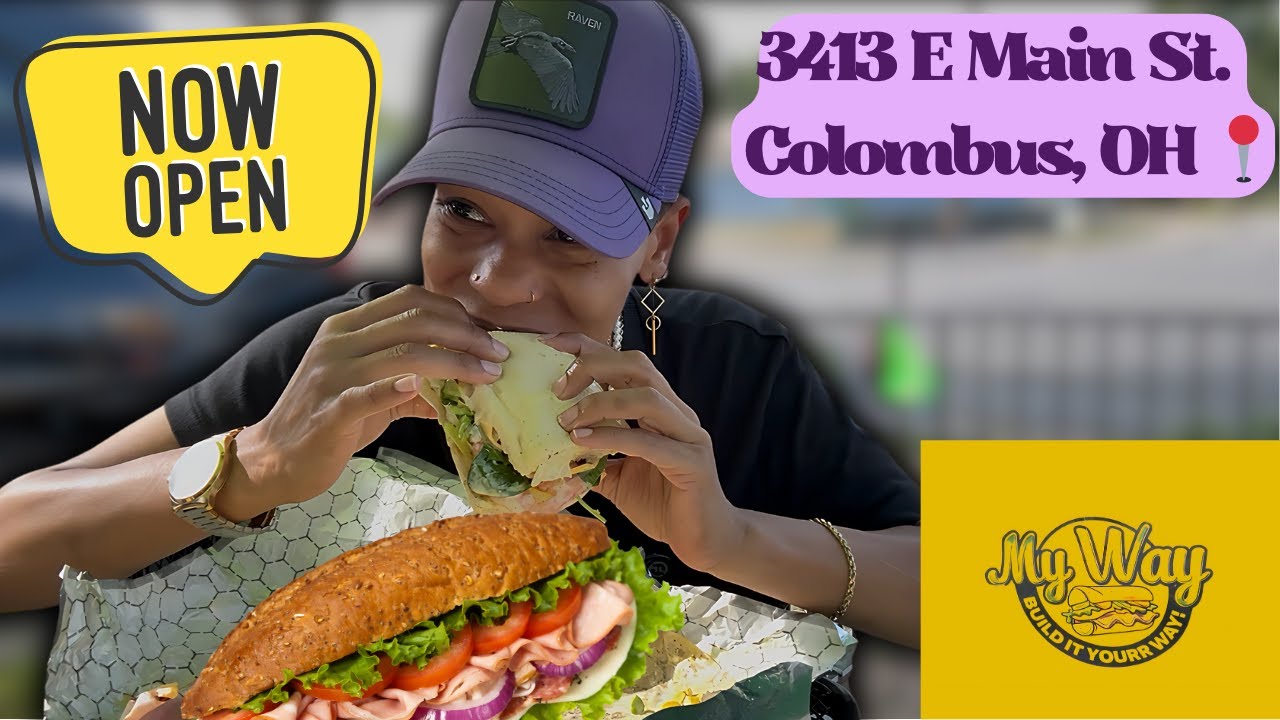 Trying a NEW Local Sandwich Shop in Columbus -- MyWay Subs 🔥