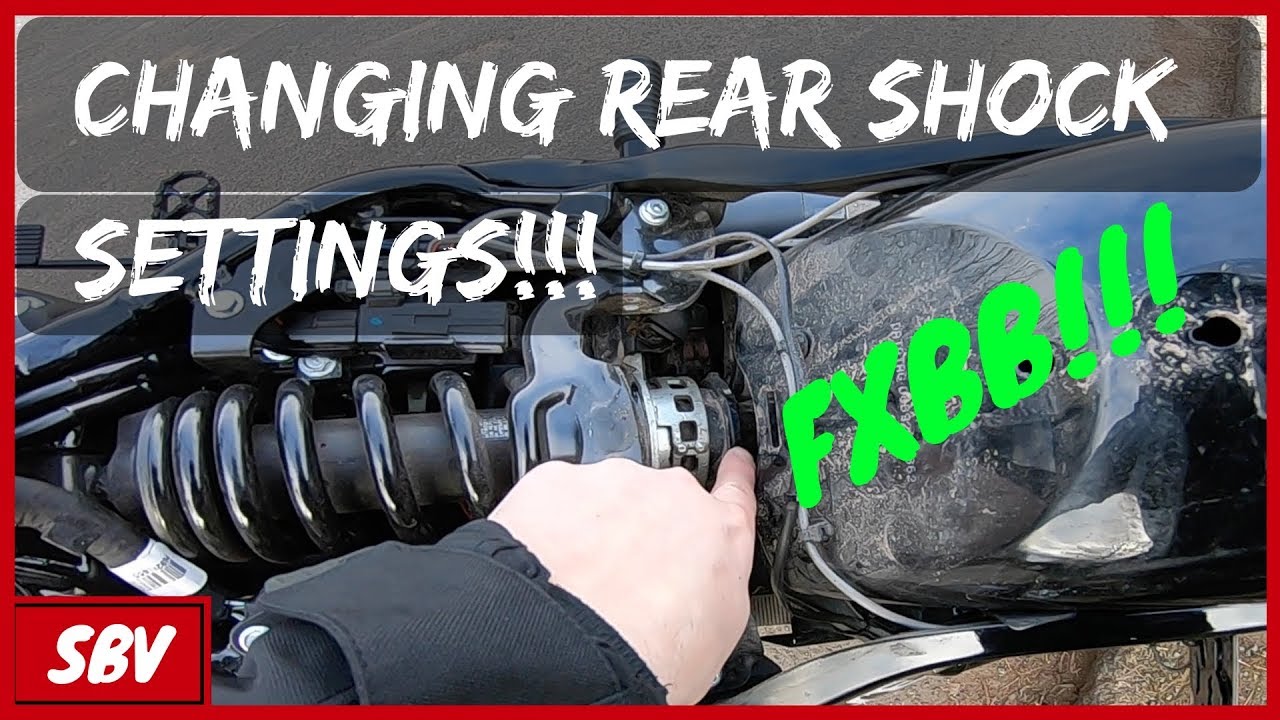 Change Shock Settings - FXBB Softail Street Bob - Harley Davidson