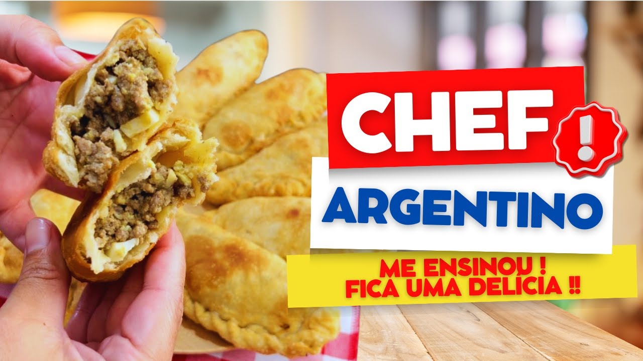 Empanadas Argentinas Fritas - Fica Muito Sequinha e Crocante !!