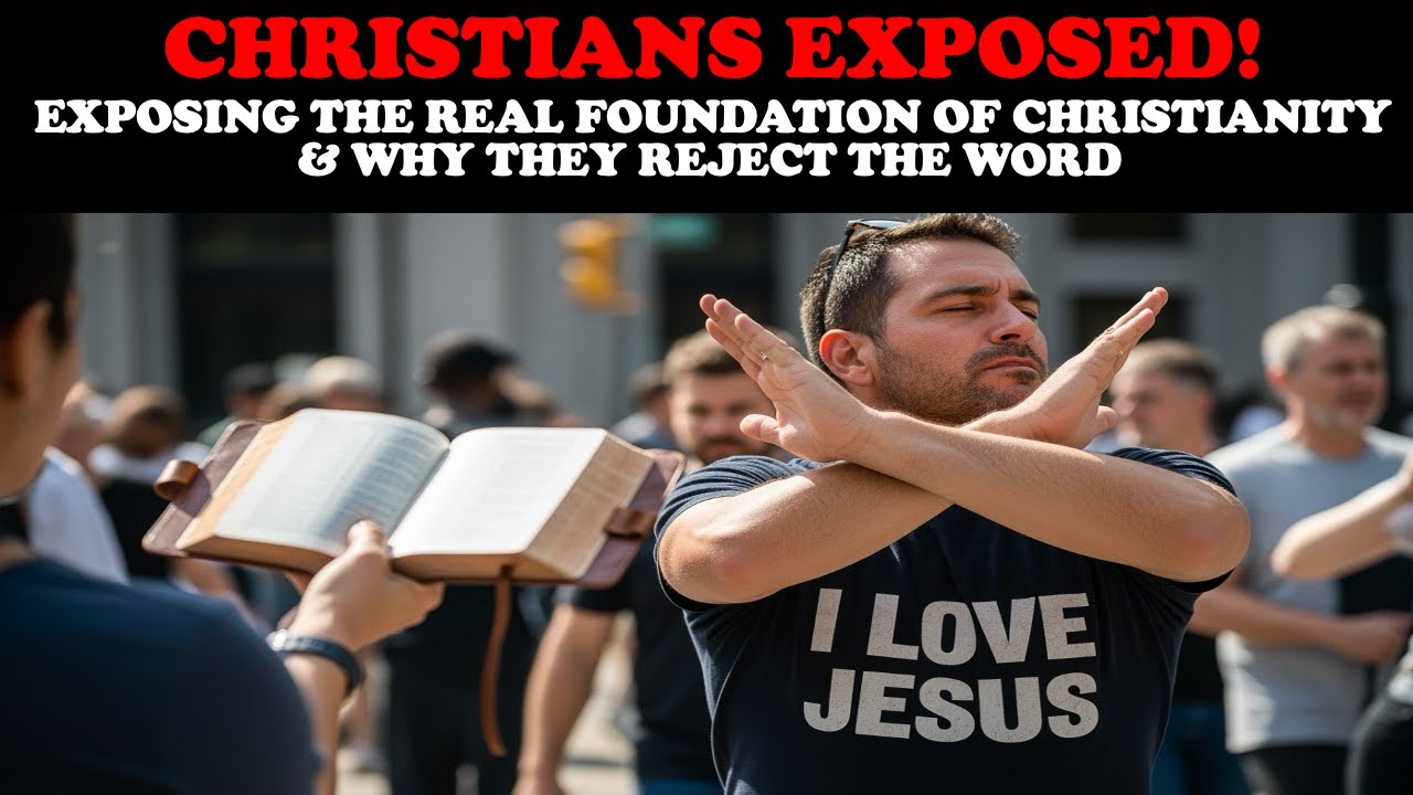 CHRISTIANS EXPOSED! EXPOSING THE REAL FOUNDATION OF CHRISTIANITY & WHY THEY REJECT MOST OF THE BIBLE