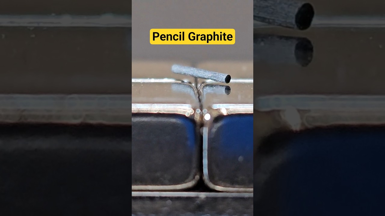Does Pencil Lead Levitate on Magnets? #shorts