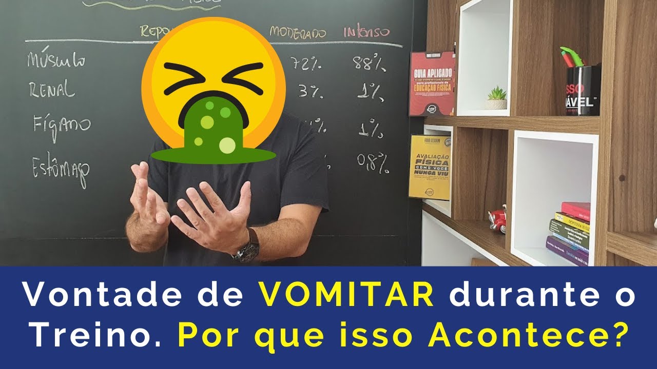 Vontade de Vomitar durante o Treino.  Por que isso Acontece?