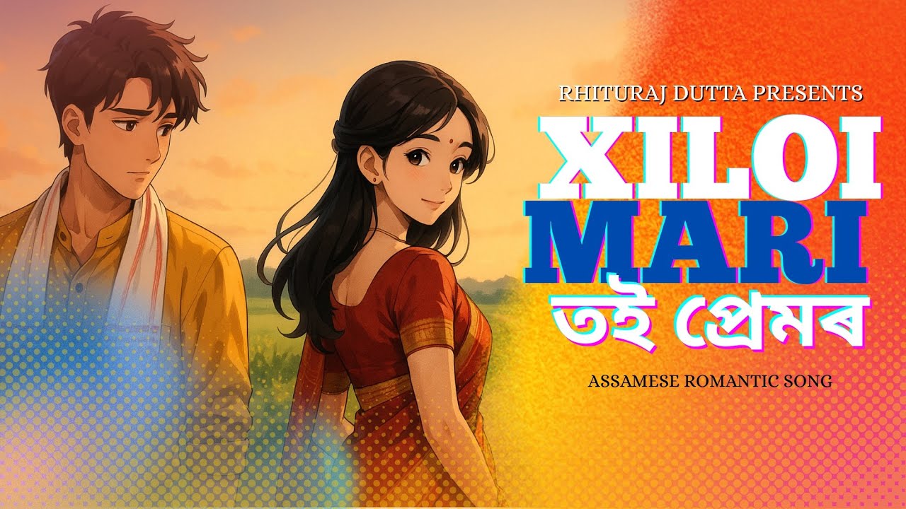 হিলৈ মাৰি তই প্ৰেমৰ | XILOI MARI TOI PREMOR | ASSAMESE ROMATIC SONG | RHITURAJ DUTTA | 2025