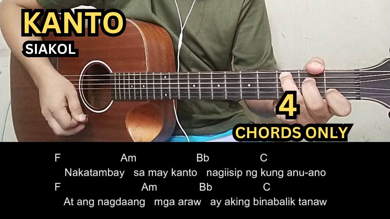 Kanto - Siakol | Guitar Tutorial | Guitar Chords
