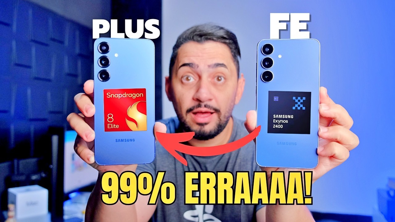 S25 PLUS vs S25 FE ❌ Não gaste dinheiro antes de ver este vídeo 😱