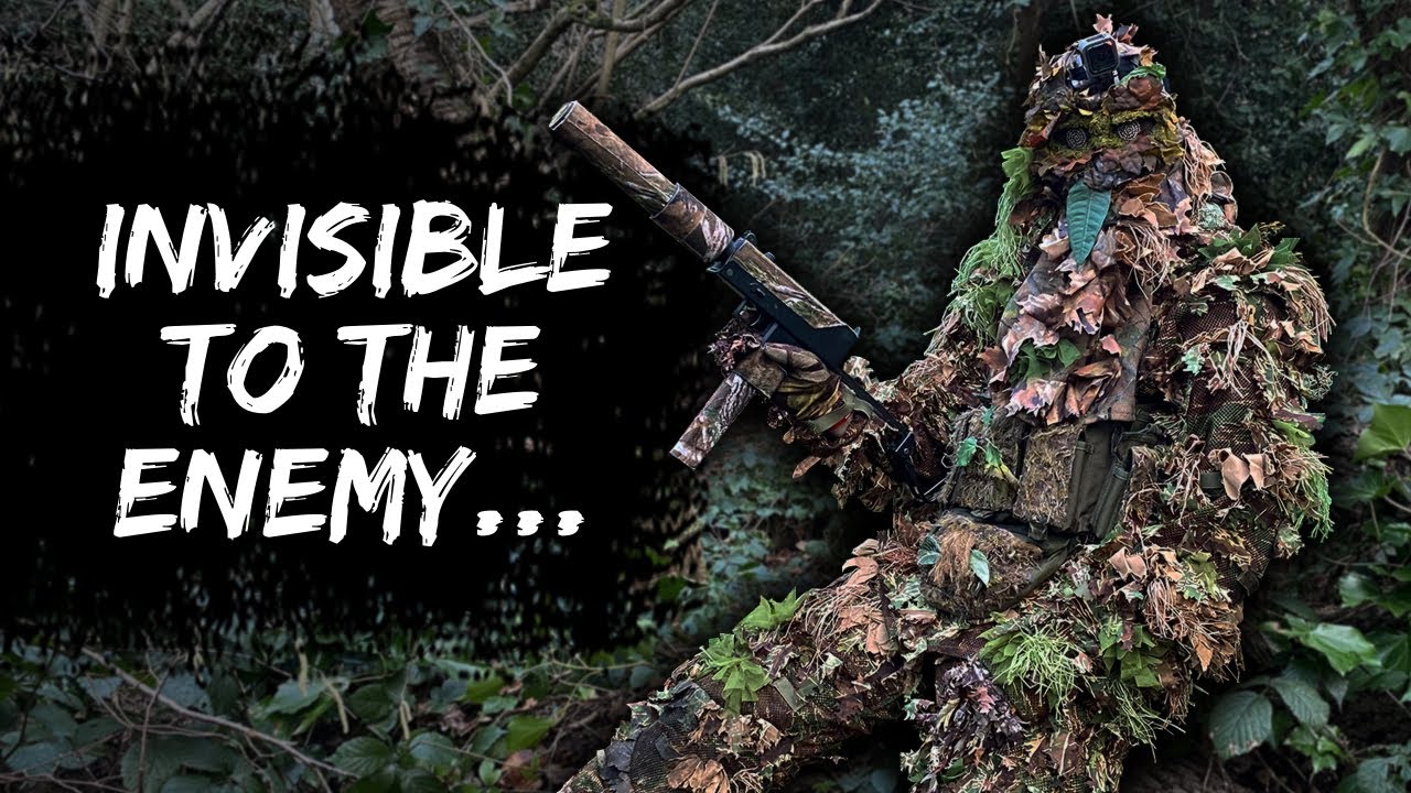 AIRSOFT GHILLIE CAUSES HAVOC USING A TOKYO MARUI MAC 10