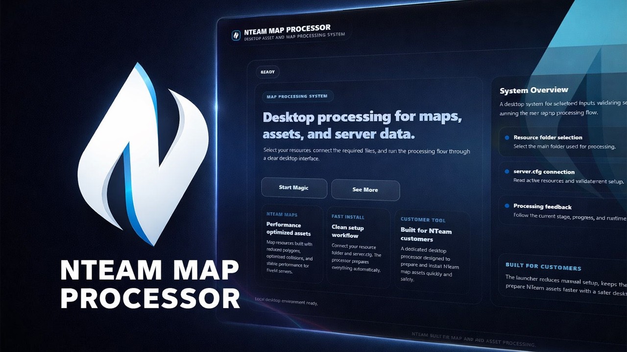 NTeam Map Processor - Install NTeam Maps and resolve conflicts in seconds.