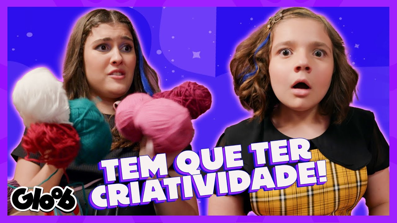 PRESENTE SEM USAR MAGIA! BRISA DESENHA E BERÊ COSTURA! | D.P.A I DIA-A-DIA SEM MAGIA | Mundo Gloob