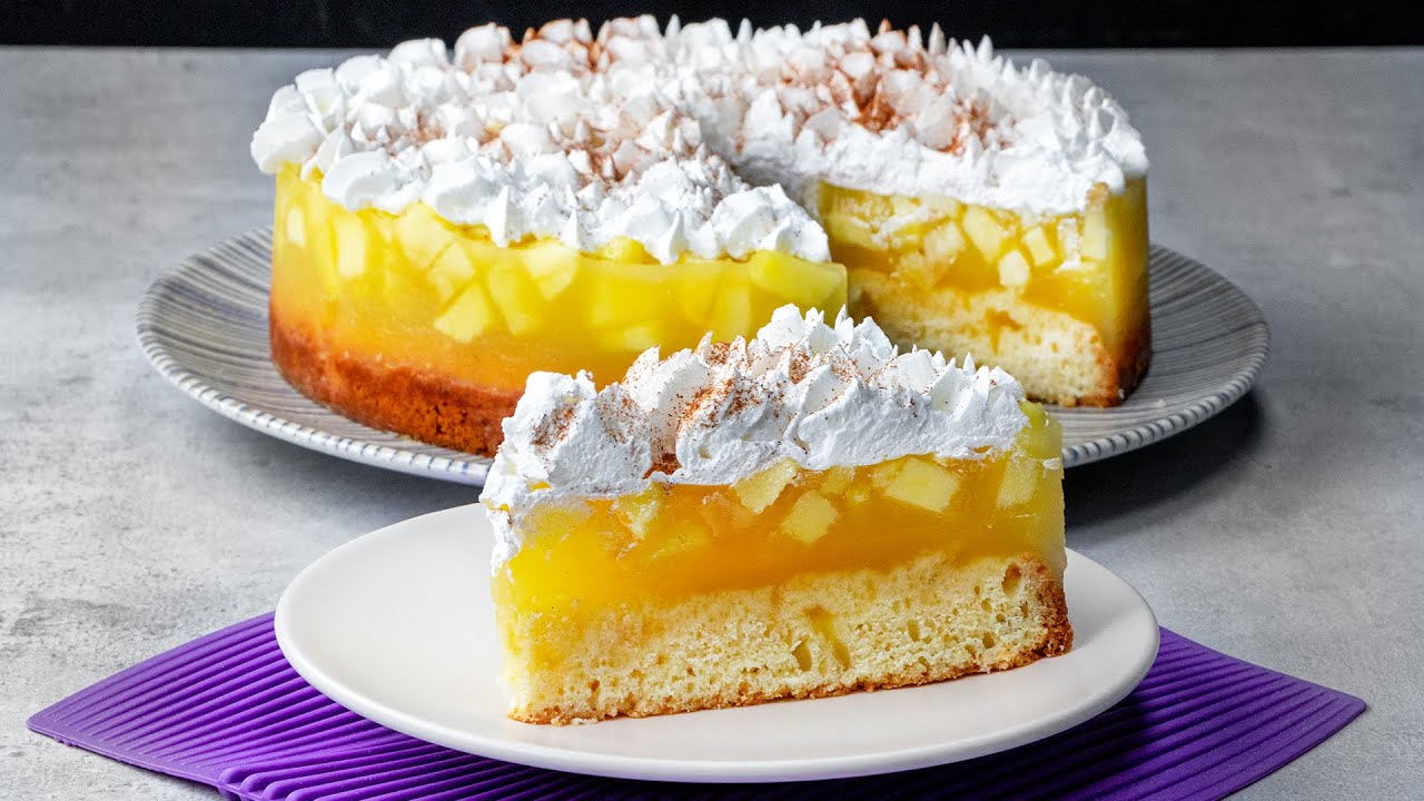 An explosion of taste and flavors! Impressive refreshing dessert with apple jelly!| Appetizing.tv