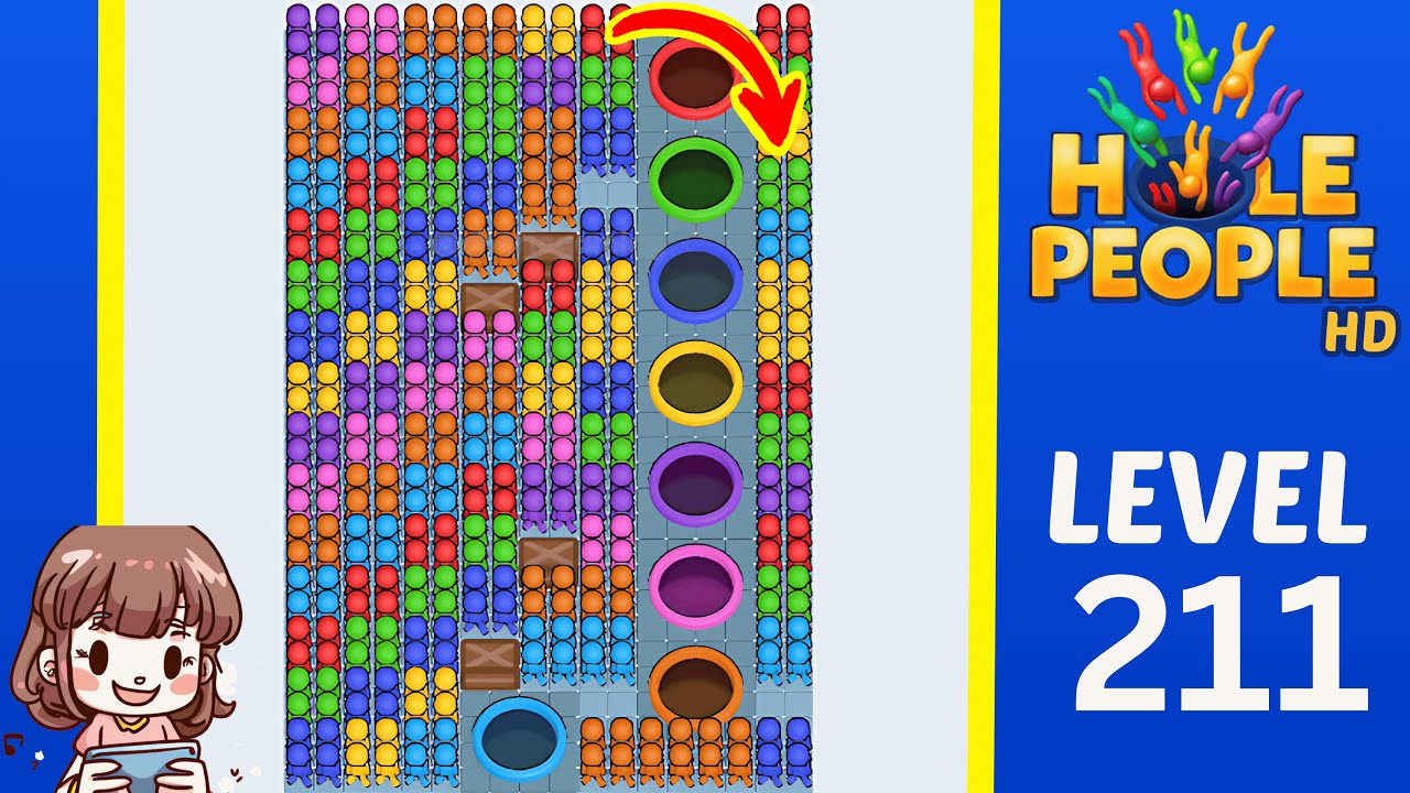 Hole People Level 211 Solution Walkthrough