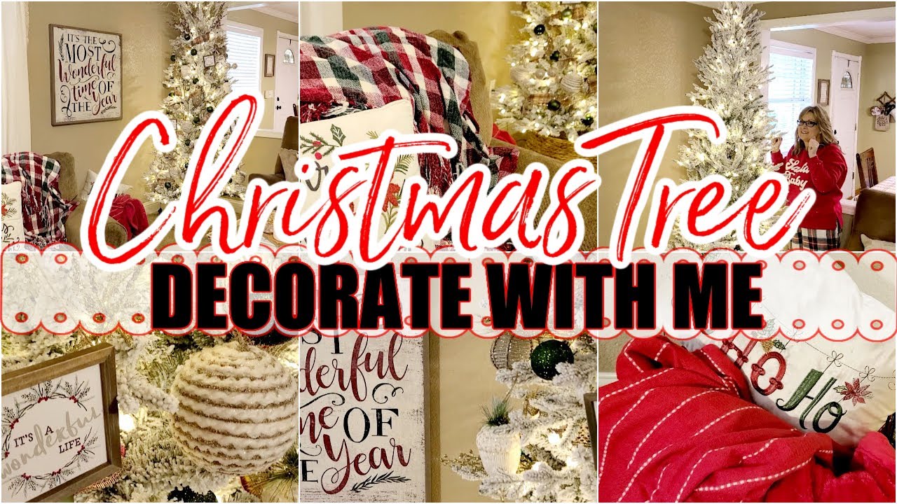 CHRISTMAS 2021 DECORATE WITH ME / CHRISTMAS TREE DECORATING IDEAS 2021 / CLEAN AND DECORATE WITH ME