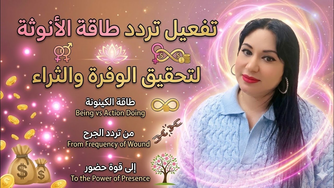 تفعيل تردد طاقة الأنوثة لتحقيق النجاح والوفرة 