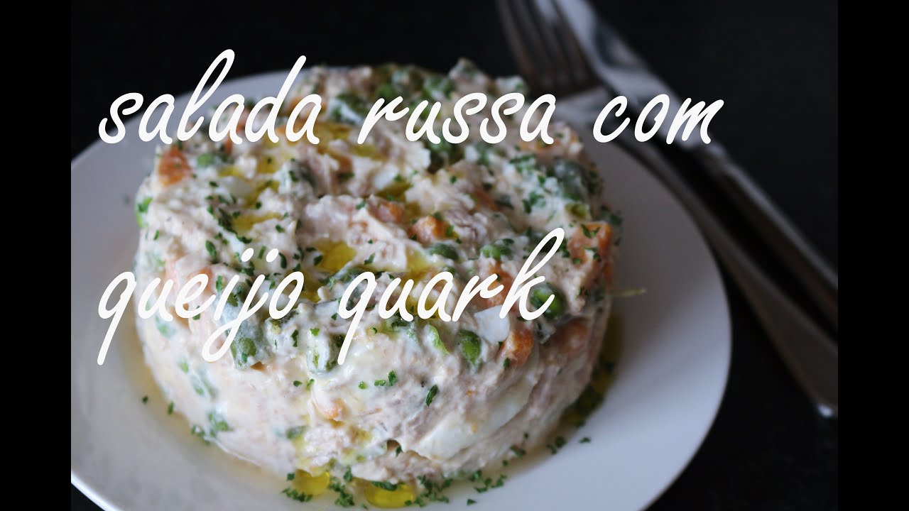 Salada Russa Saud&aacute;vel Com Queijo Quark | Joanabbl 161