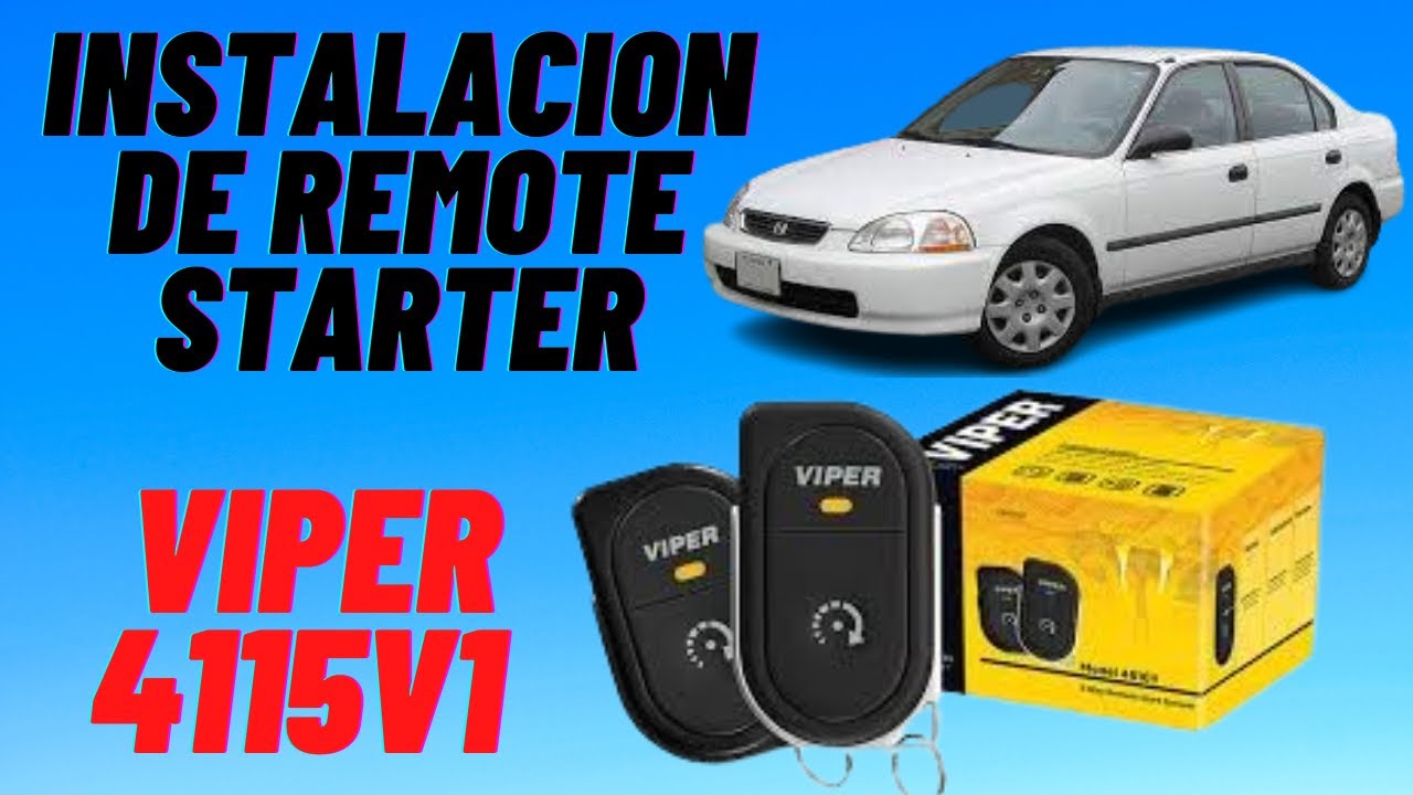 como instalar un remote starter a un Honda Civic
