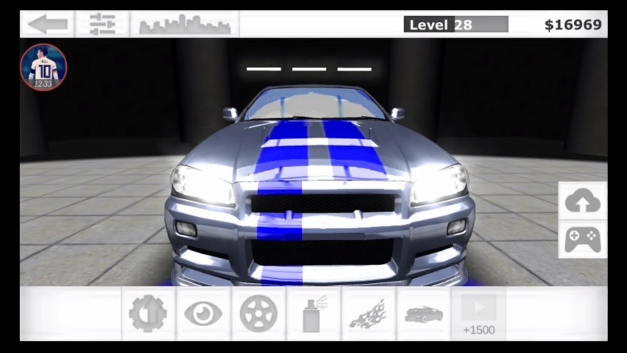 Paul walker Fast and furious Nissan skyline gtr r34 (street racing built)