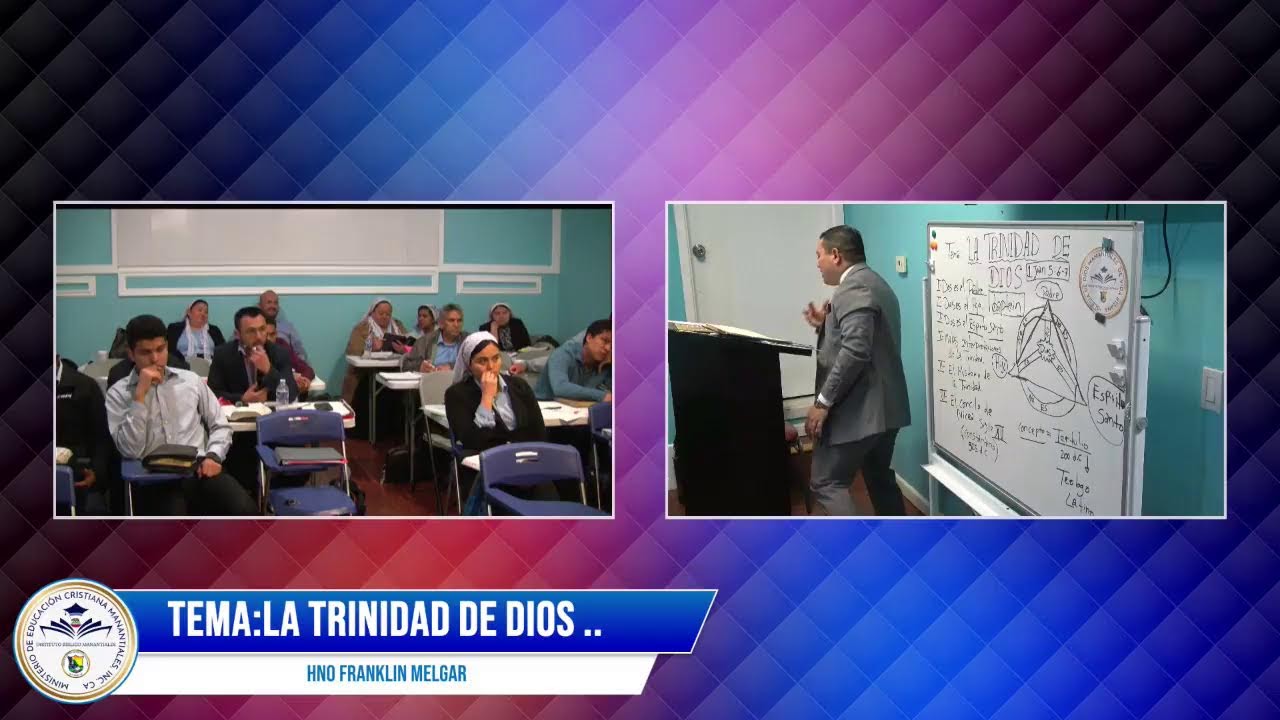 TEMA:LA TRINIDAD DE DIOS  HNO FRANKLIN MELGAR