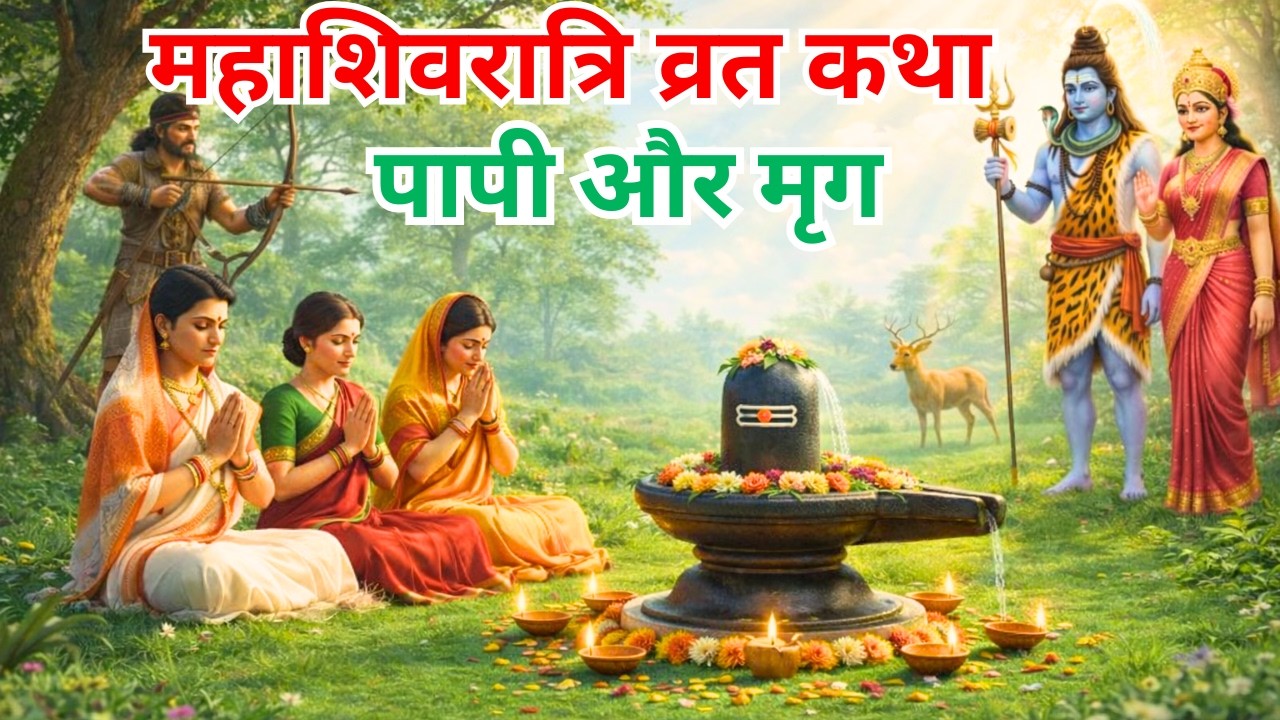 पापी और मृग | महाशिवरात्रि व्रत कथा | Mahashivratri Vrat Katha | 15 Feb 2026 | #हरहरमहादेव