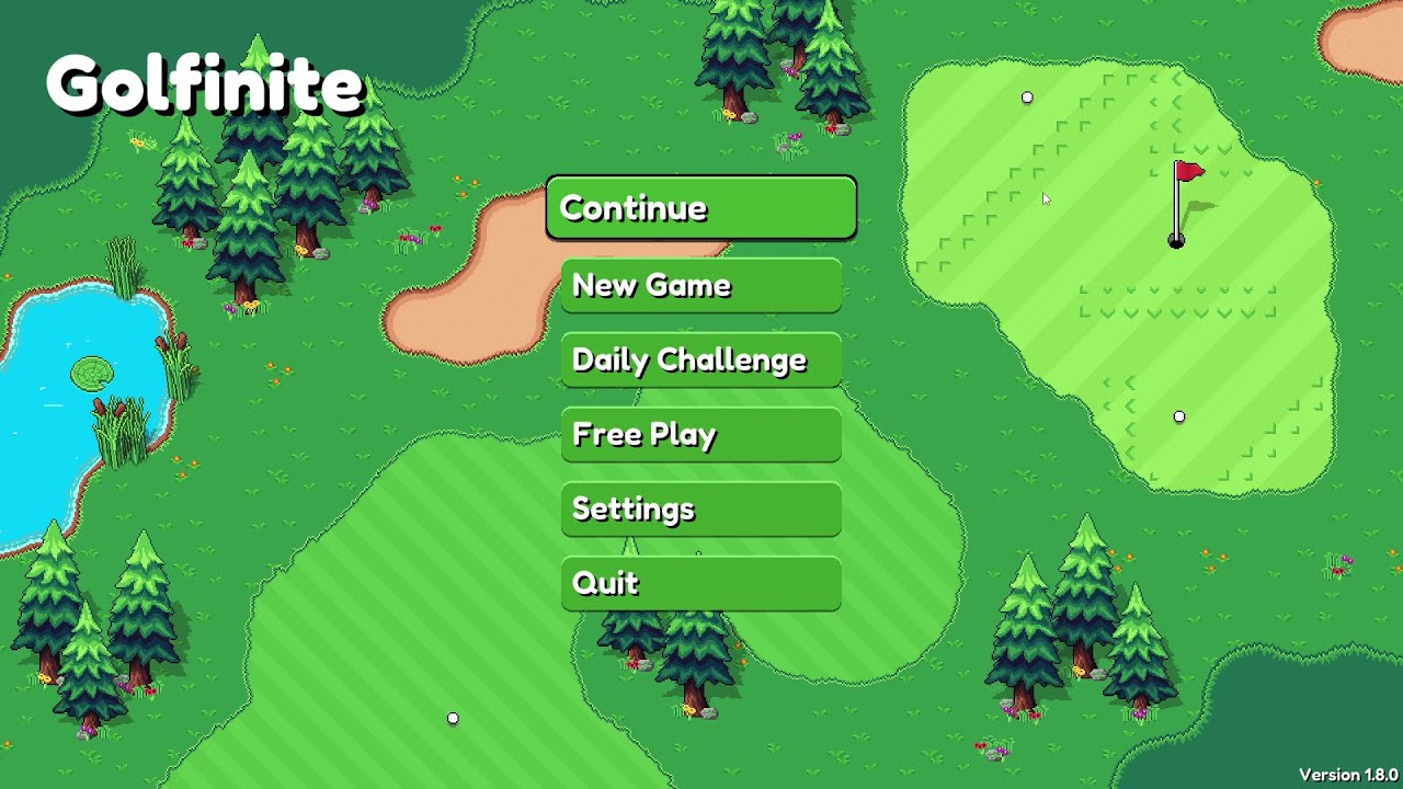 New GOLF game Golfinite