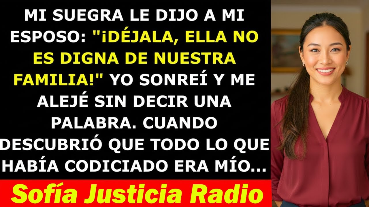 Mi Suegra Le Dijo a Mi Esposo Que Me Dejara — Pero No Sabía Lo Que Yo Ya Tenía Planeado