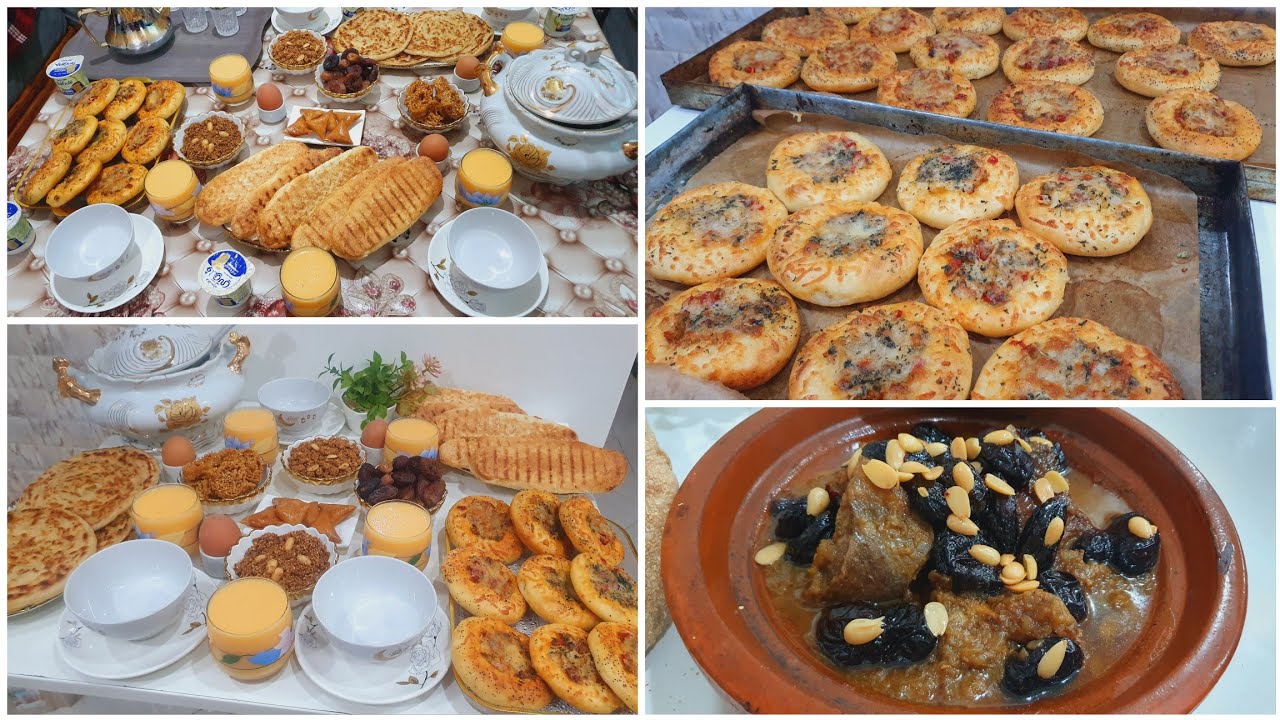فطور رمضان ساهل وسريع 🌛روتين رمضان من الفطور حتى السحور #فطائر _ مالحة # لحم_ بالبرقوق#فطور_رمضان
