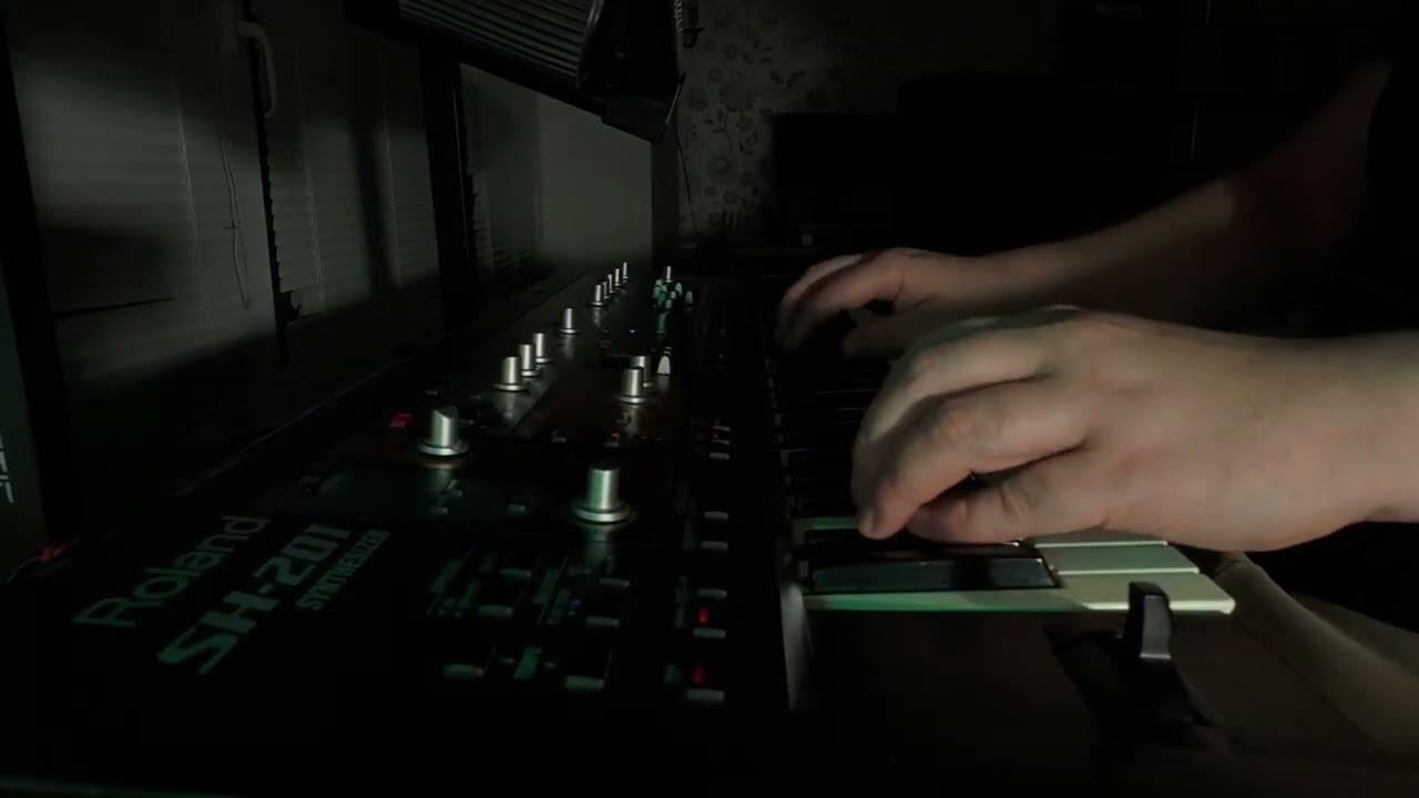 January winter Dangeon Synth jam on Roland SH-201. Live playing improvisation.