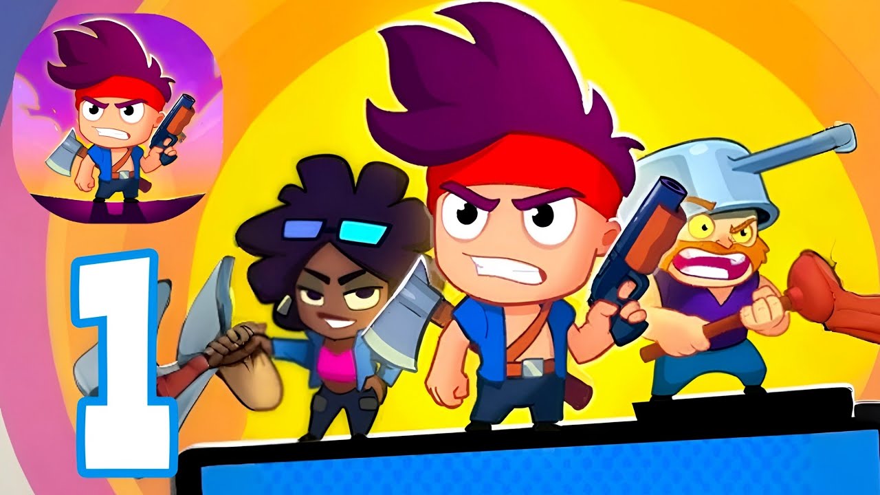 Zombusters - Level 1,2,3,4,5,6,7,8,9,10 - Gameplay Walkthrough Part 1 , ANDROID