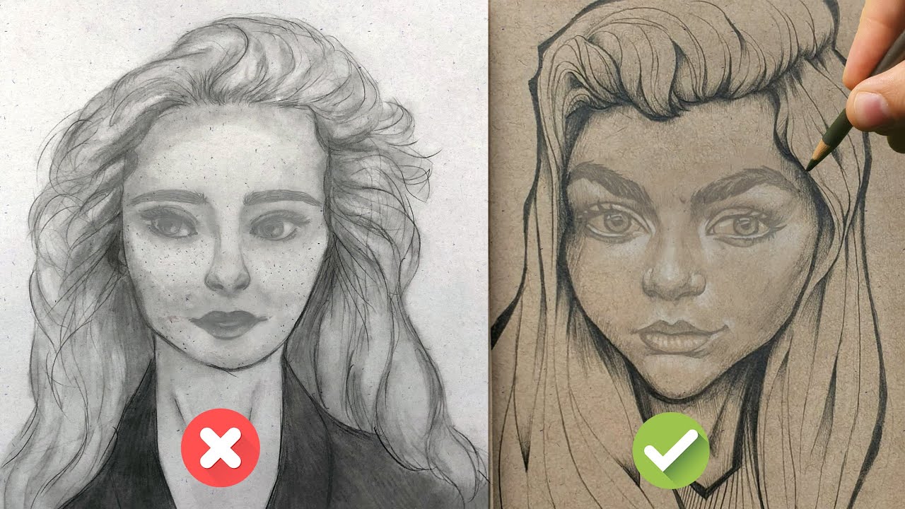 DESSINER LES CHEVEUX (SANS MODÈLE)