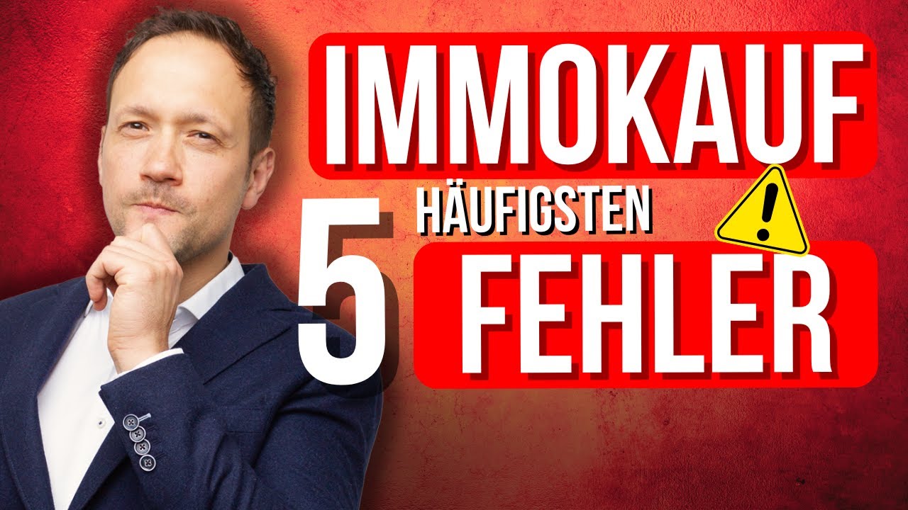 Vorsicht: Kaufe niemals eine Immobilie, wenn du nicht diese 5 Dinge beachtest!