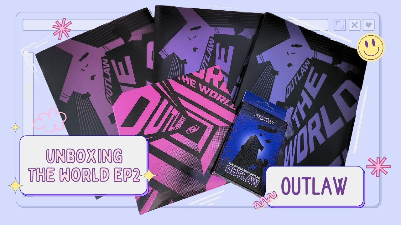 ♥ unboxing ateez the world ep2: outlaw ♥ (+europe digipak & platform version)