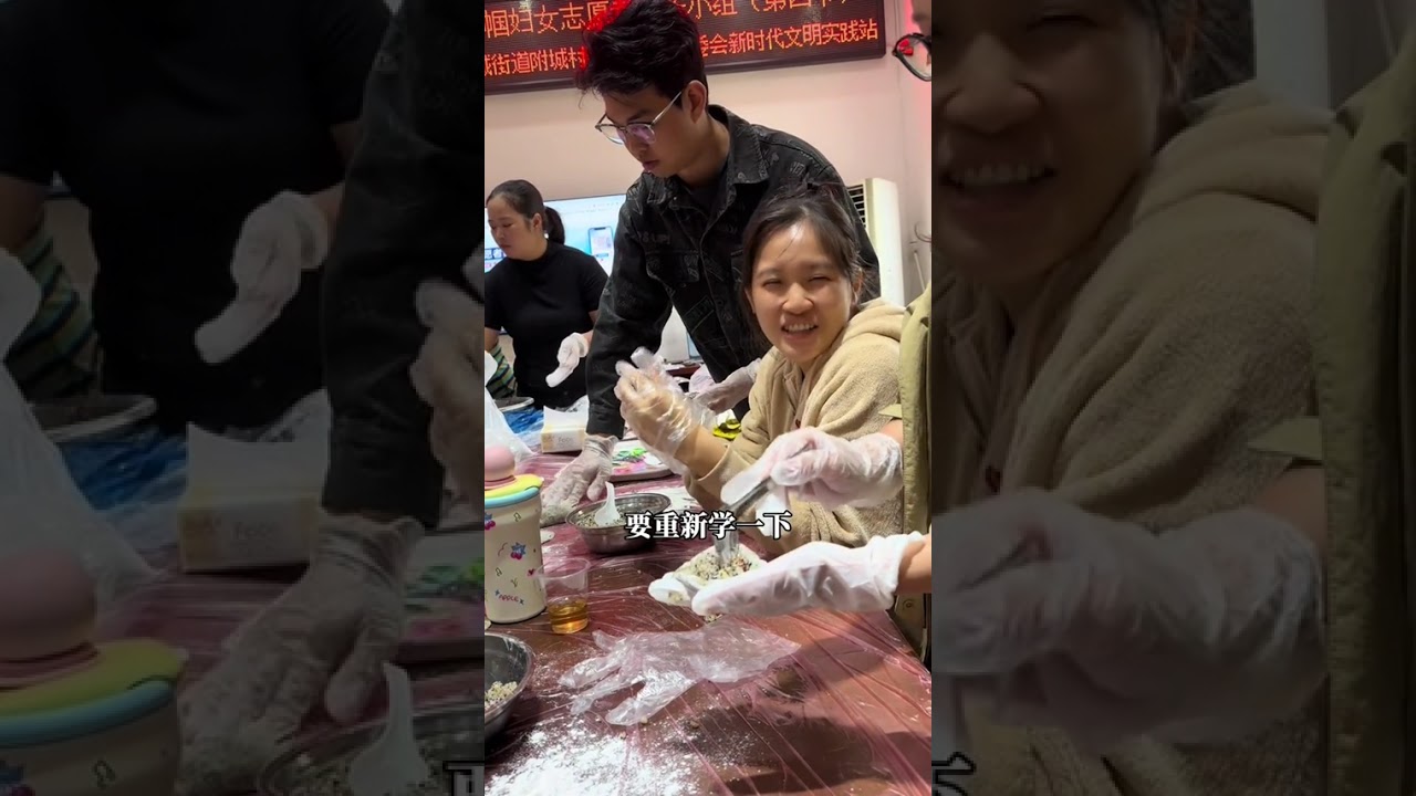 今天我们社区妇女志愿者组织做木叶搭，送给孤寡老人和困难家庭 。提上我们 热乎乎木叶搭，带上我们的笑容和暖洋洋的问候。小芬的哥哥和嫂嫂第一次做湛江木叶搭。#真实记录生活日常#木叶搭送温暖#关爱孤寡老人