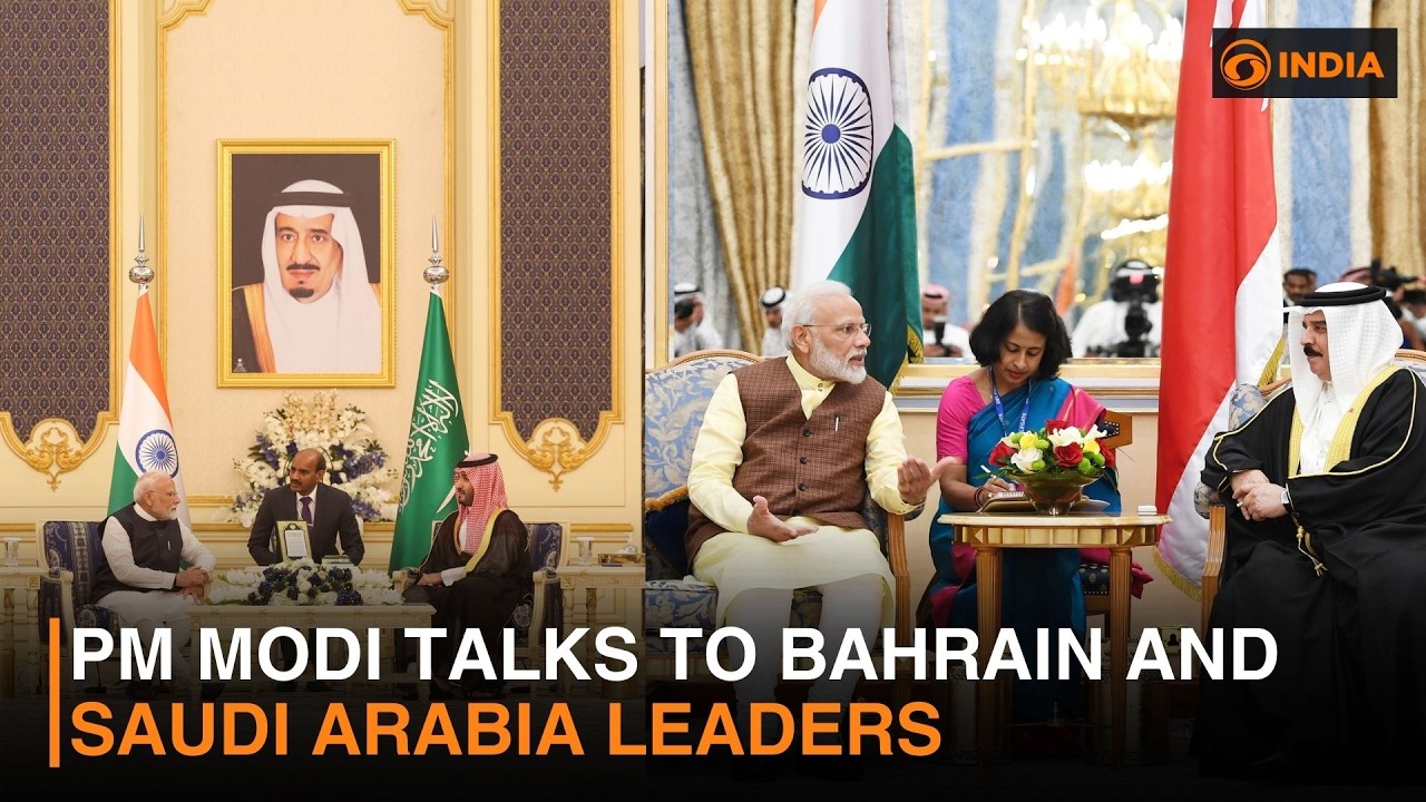 PM Modi talks to Bahrain and Saudi Arabia leaders