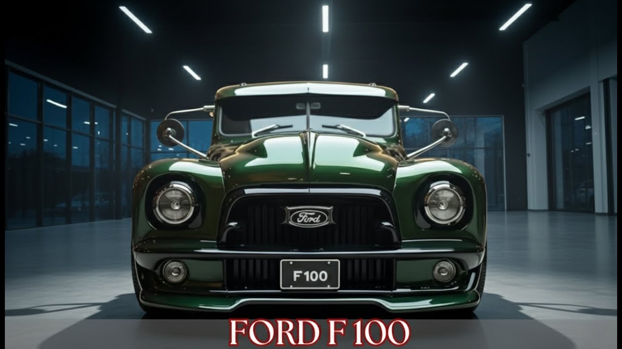 ¡Revivieron la leyenda! La Ford F100 2026 te dejará boquiabierto