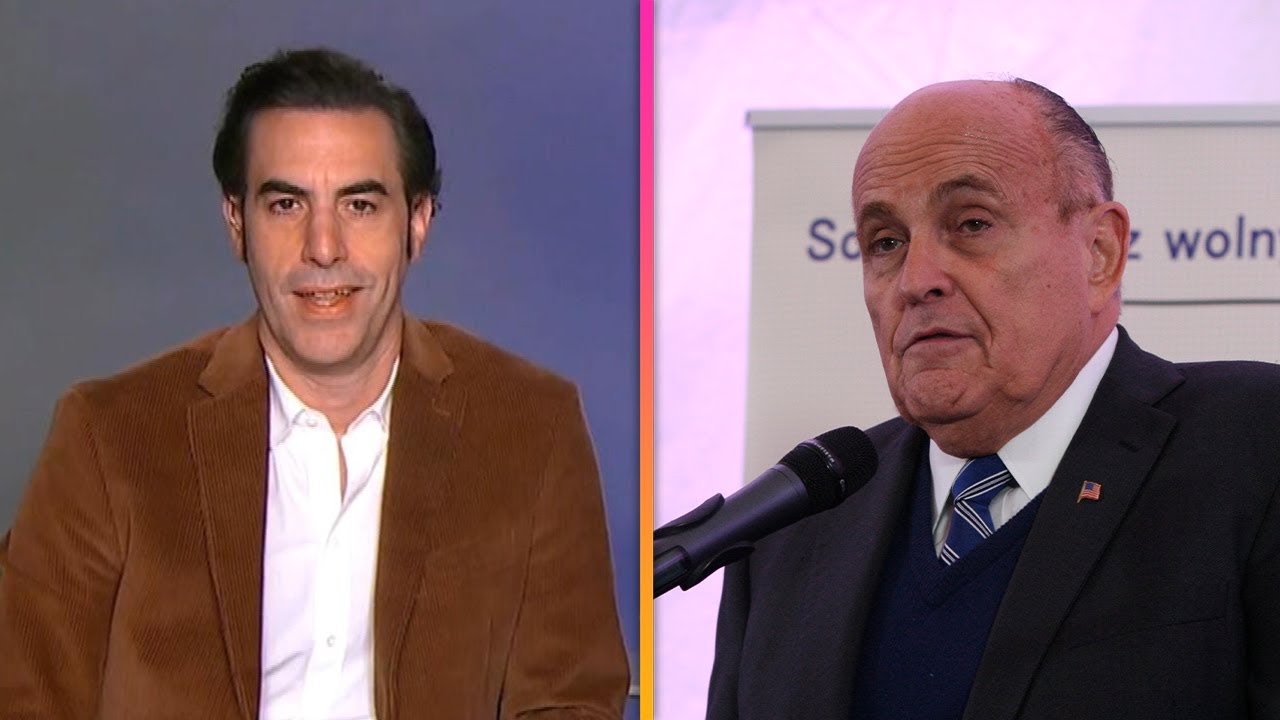Sacha Baron Cohen RESPONDS to Rudy Giuliani&rsquo;s Explanation of His Borat 2 Scene