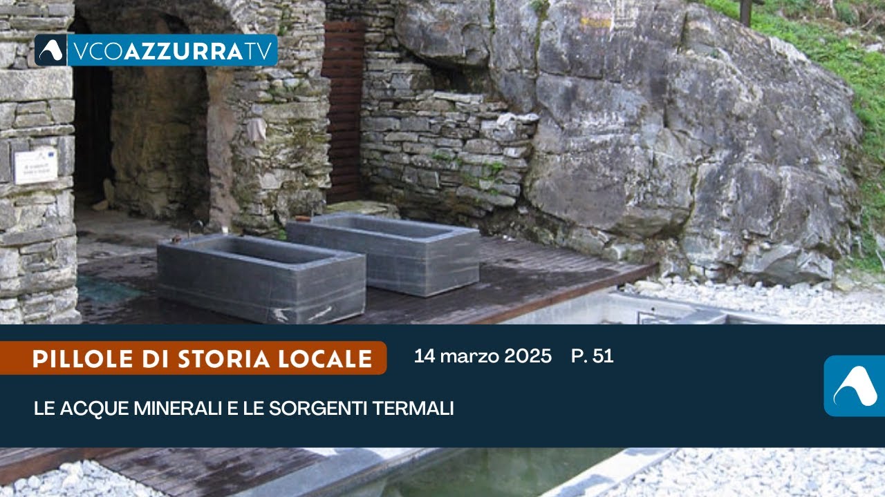 Le acque minerali e le sorgenti termali - Pillole di storia locale, p.51