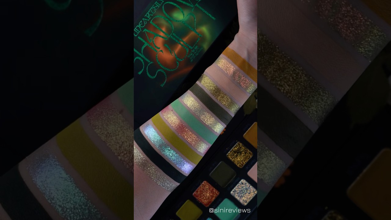 Shadow sculpt by Unearthly Cosmetics swatched. Monolith shop affiliate discount code SINI (Gifted)