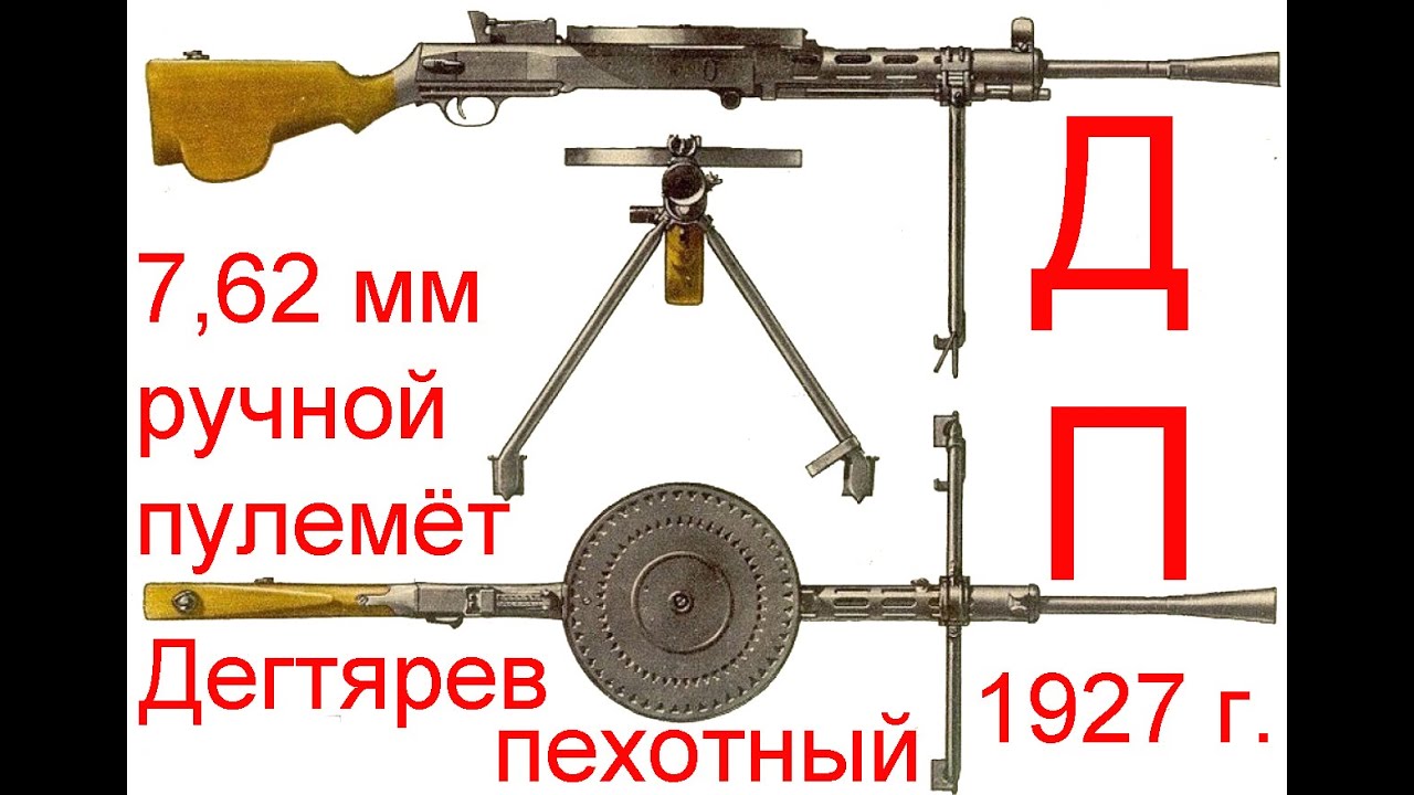 7,62 мм, ручной пулемёт ДП (Дегтярев-пехотный)