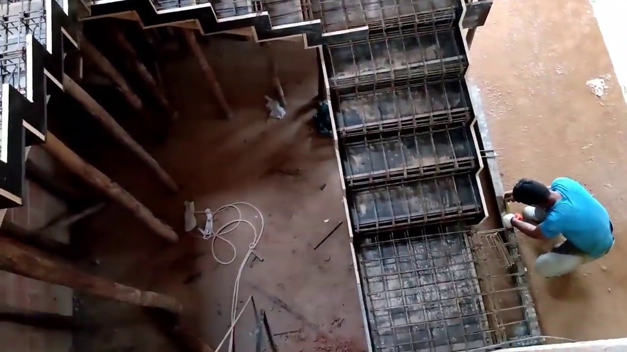 ARMADURA DA ESCADA CASCATA!/ Técnicas da Construção Civil