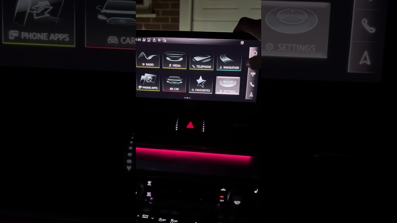 Audi Q5 ideal Bang and Olufsen sound settings 