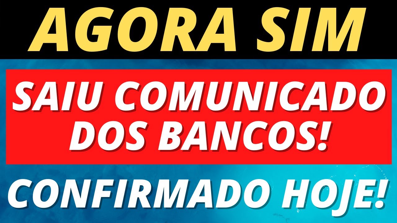 🔴 INSS - AGORA SIM - SAIU COMUNICADO DOS BANCOS - CONFIRMADO HOJE - ANIELI EXPLICA TUDO