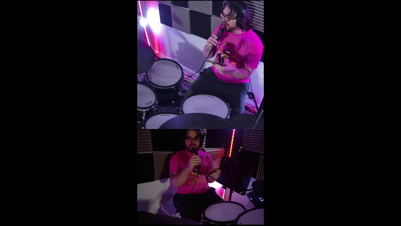 Friday Night Drum Stream!  Come Hang! (Portrait)