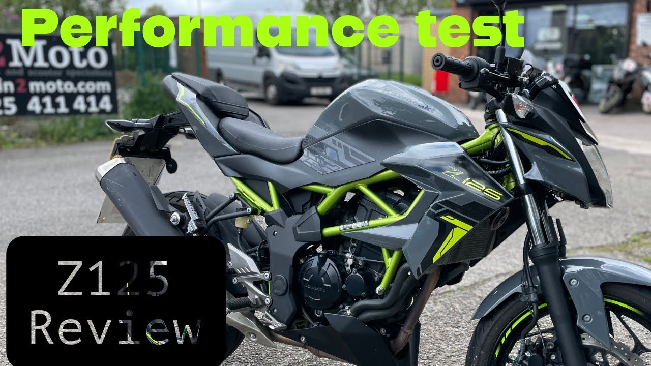 Kawasaki Z125 review, walk around and ride.