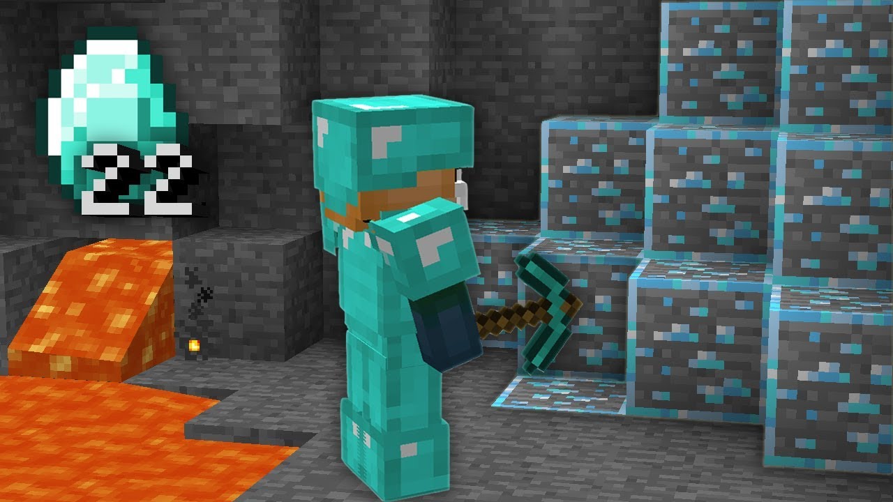 mining 22 diamonds in 3 minutes... (hypixel uhc)