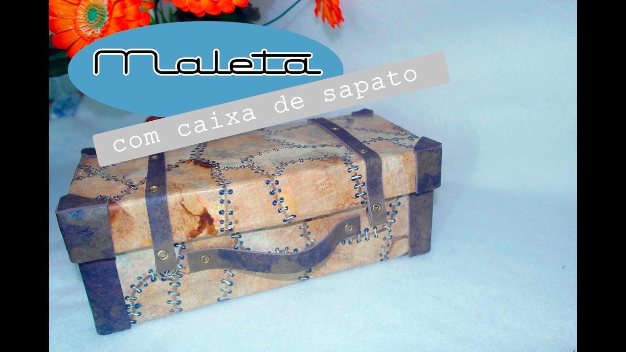 maleta de caixa de sapato