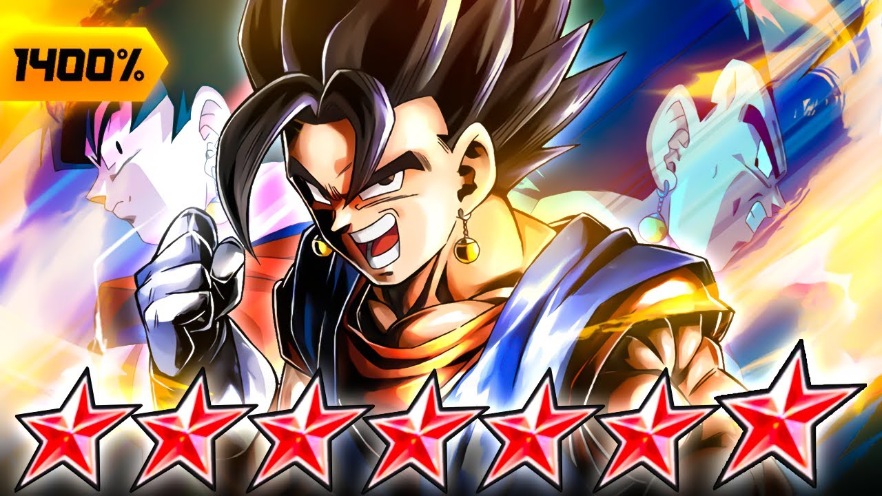(Dragon Ball Legends) ZENKAI 7, 1400%, 14 STAR FREE RED VEGITO! A SOLID ADDITION TO FUSION WARRIORS!