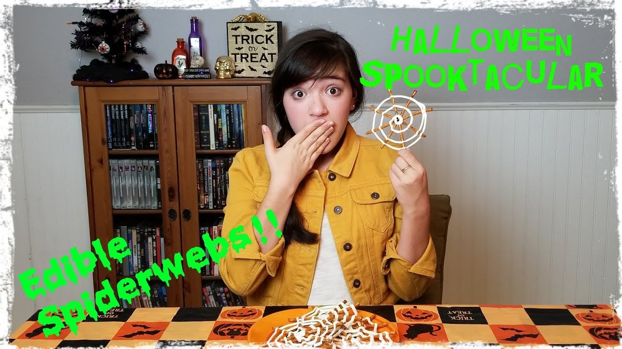 Edible Spider Webs??!! Episode 47 CHLOE IRL Halloween Spooktacular