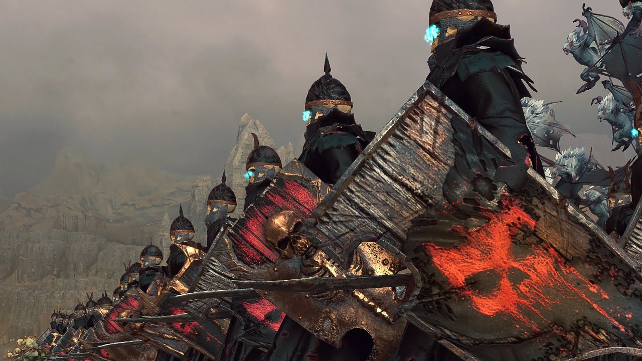 VAMPIRE COUNTS vs LIZARDMEN - Warhammer Total War cinematic battle